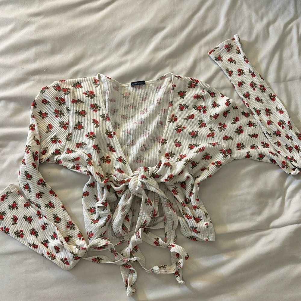 Brandy Melville Front Tie Top
